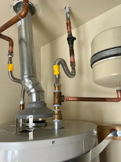 Water heater installation and plumbing repair in Cheswyck