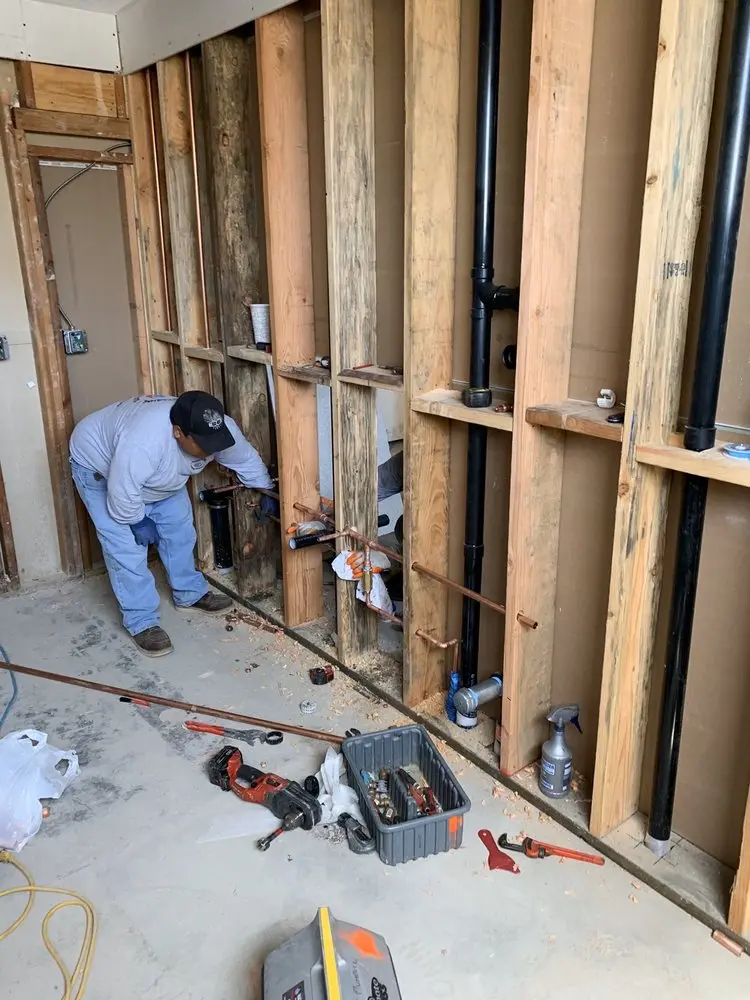 Commercial rough-in plumbing for Gas Line Repair in Cheswyck